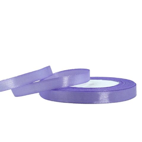 Лента атлас 1см х 25ярд сиреневый 90