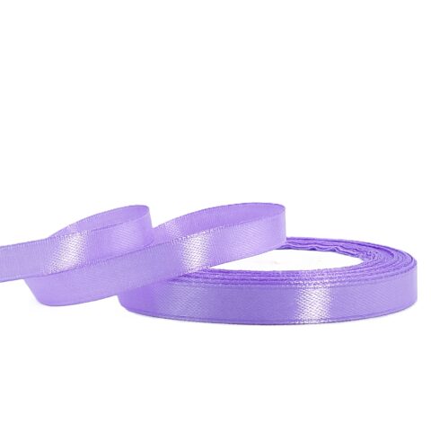 Лента атлас 1см х 25ярд яр.сиреневый (021)