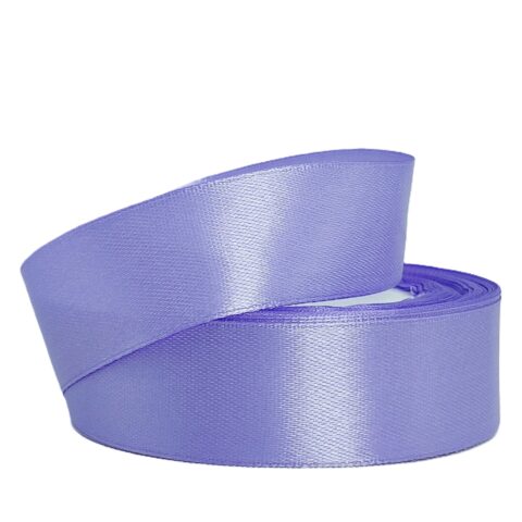 Лента атлас 2,5см х 25ярд сиреневый (090)