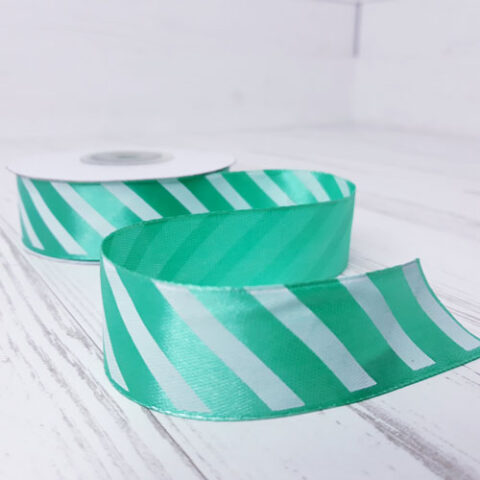 Лента атласная с рисунком 