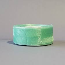 Лента органза 40мм*25ярд, мятный (1080)