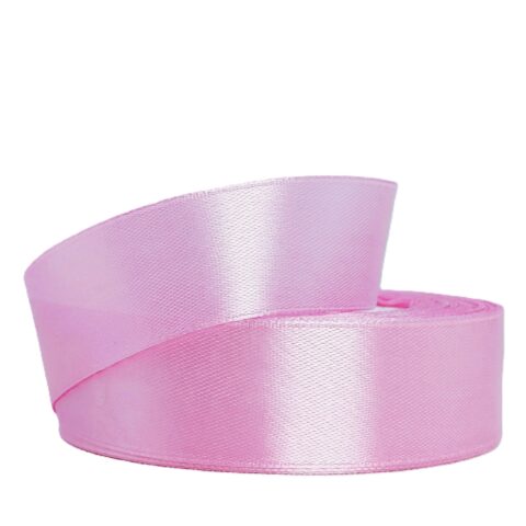 Лента атлас 2,5см х 25ярд розовый флокс (094)