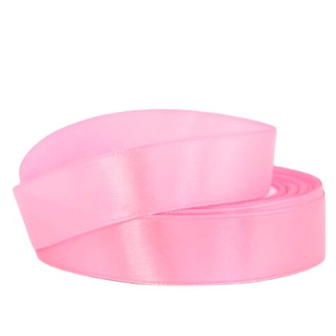 Лента атлас 2см х 25ярд розовый (147)