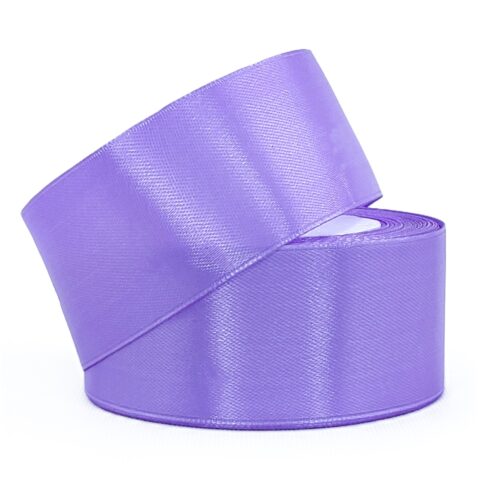 Лента атлас 4см х 25ярд ярко-сиреневый (021)