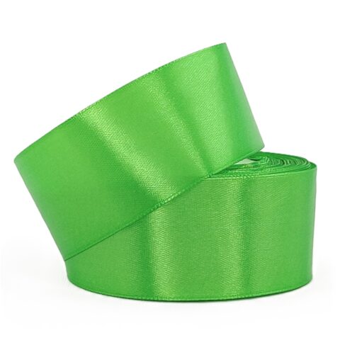 Лента атлас 4см х 25ярд салатовый 52