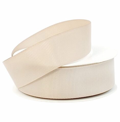 Лента репсовая 2,5см*25y бежевый