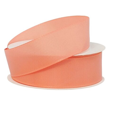 Лента репсовая 2,5см*25y персик
