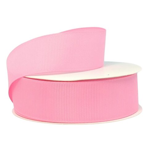 Лента репсовая 2,5см*25y розовый