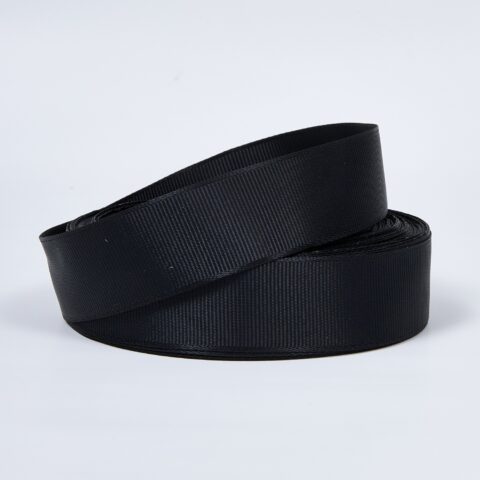 Лента репсовая 2,5см*25y черный