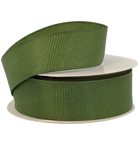 Лента репсовая 2,5см*25y хаки