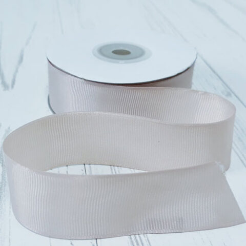 Лента репсовая 2,5см*25y нежно-персиковый