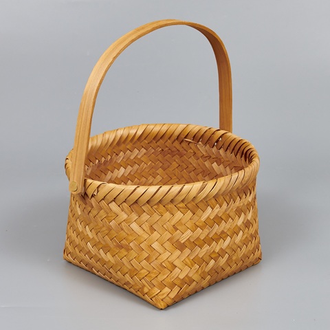 Корзина из бересты (секвойя) 24*15/31, круг, натуральный