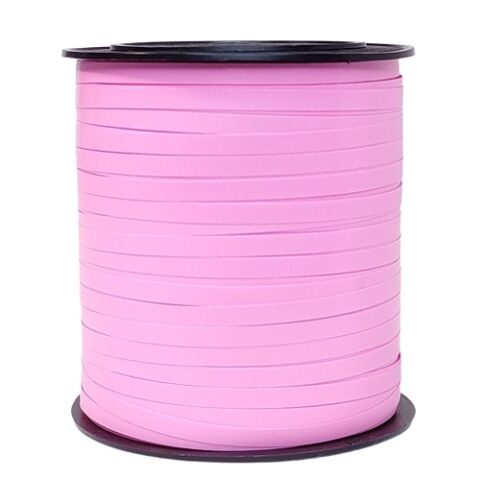 Лента полипропилен 0,5смx250ярд, матовый розовый