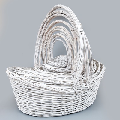 Корзины из ивы 96*72*26/38*82, 84*62*26/35*76, 75*57*25/33*70, 66*51*23/31*62 , 58*44*22/29*55, 5 S.