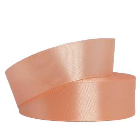 Лента атлас 2,5см х 25ярд мандариновый (сп)