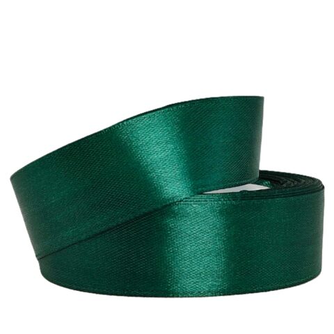 Лента атлас 2,5см х 25ярд темно-зеленый (103)
