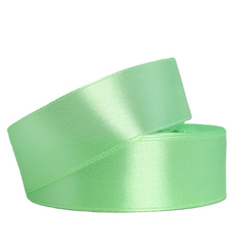 Лента атлас 2см х 25ярд аквамарин (128)