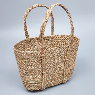 Корзина плетеная 38*14*23*40, B27*11, рогоз, натуральный