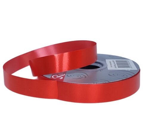 Лента полипропилен 1,8смx100ярд, красный