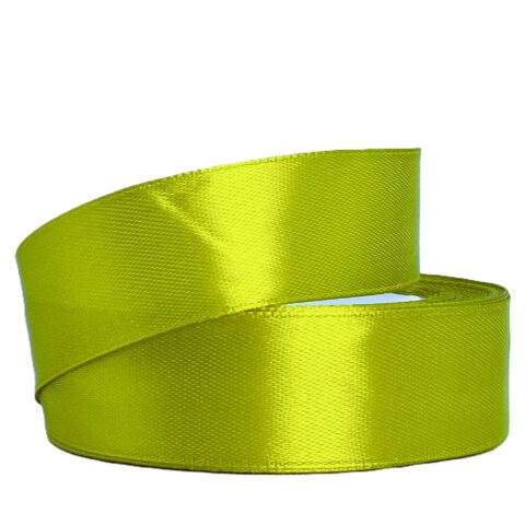 Лента атлас 2,5см х 25ярд оливковый (176)