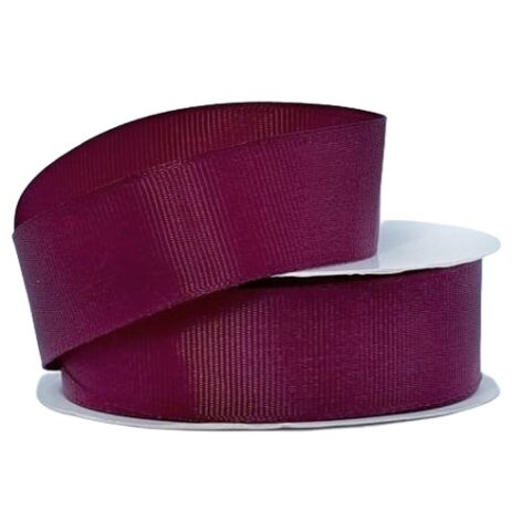 Лента репсовая 2,5см*25y винный