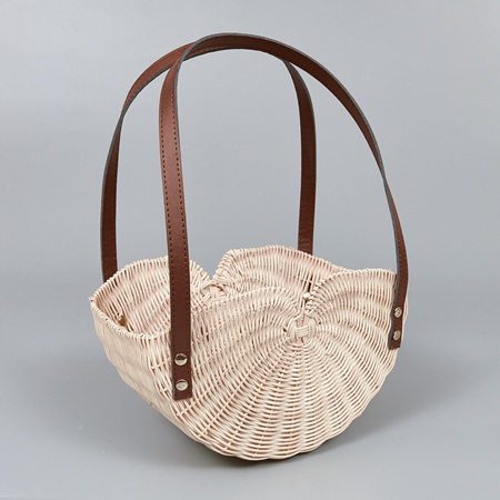 Корзина из ротанга 26,5*11*12,5*15/35, сумка, натуральный