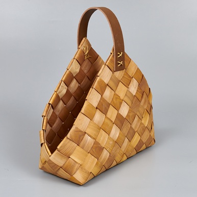 Корзина из бересты (секвойя) 36*16*7*34,5, сумка, натуральный