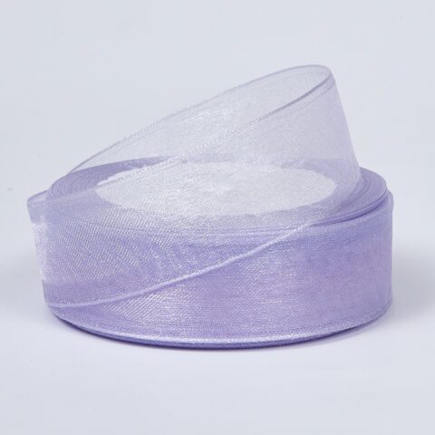 Лента органза 25мм*25ярд, светло-лиловый (BK26)