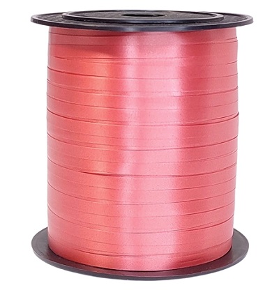 Лента полипропилен 0,5смx250ярд, коралловый