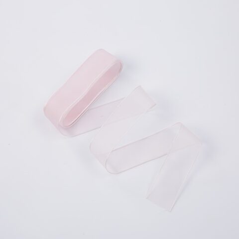 Лента органза, 26мм*20ярд, розовый