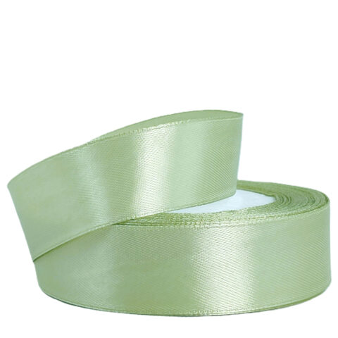 Лента атлас 2,5см х 25ярд папоротник (159)