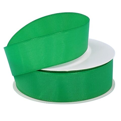 Лента репсовая 2,5см*25y зеленый