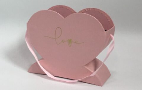 Коробка подарочная Сердце, 22,5*9*23,4cm, розовый