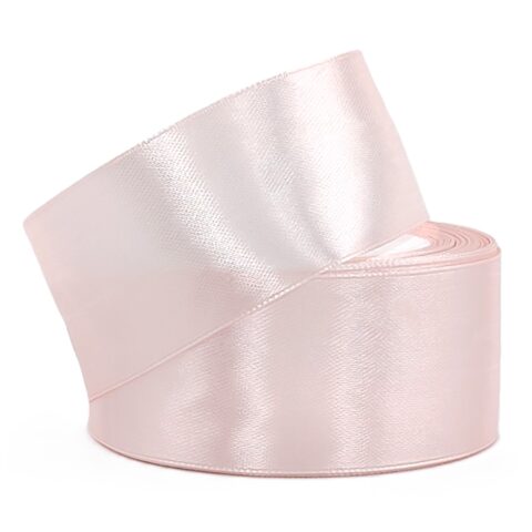 Лента атлас 4см х 25ярд чайная роза (006)