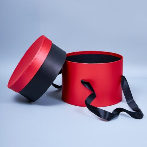 Коробка подарочная, 22.5x20cm, красный