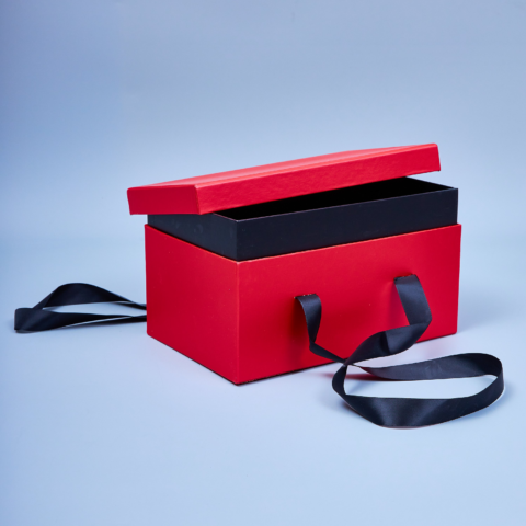 Коробка подарочная, 28x18x16cm, красный