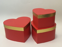 Набор коробок сердце 