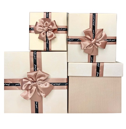 Набор коробок  перламутр 