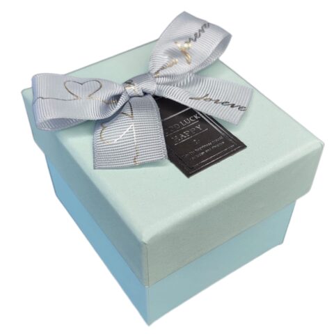 Коробка подарочная, 9.5*8.5*7см, тиффани