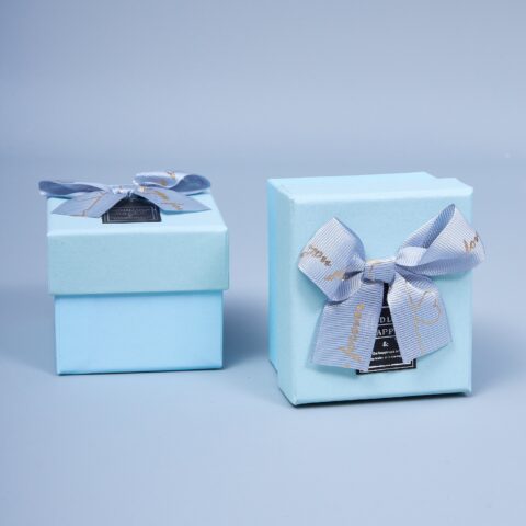 Коробка подарочная, 9.5*8.5*7см, тиффани