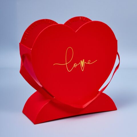 Коробка подарочная Сердце, 22,5*9*23,4cm, красный