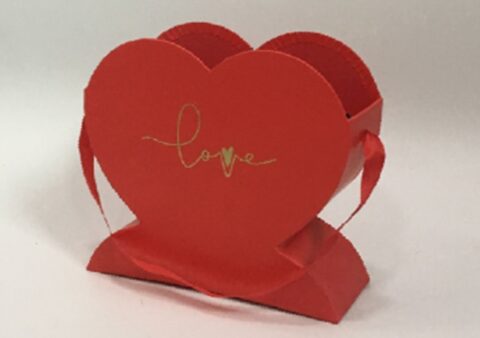 Коробка подарочная Сердце, 22,5*9*23,4cm, красный