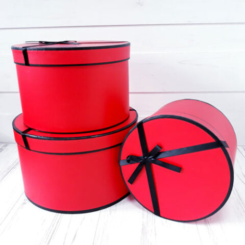 Набор круглых коробок 