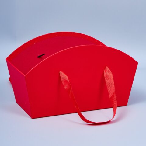 Коробка под цветы  27x13.5x10.5cm, красный