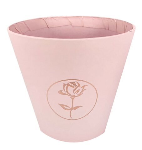 Коробка подарочная (стаканчик), пудровый, D10.7/H10.6cm (15 шт/уп)