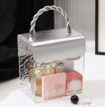 Сумочка Премиум акриловая, 26*13*16см, серебро