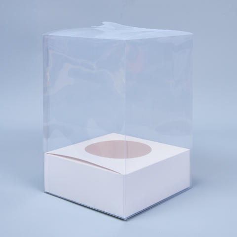 Коробка пластиковая,19*19*28см-сборная, белый