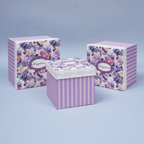 Набор подарочных коробок, 3шт 