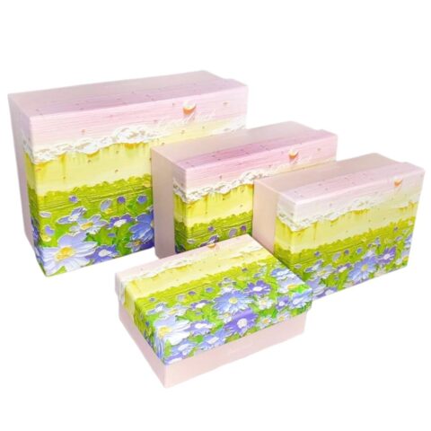 Набор коробок, 4шт, 