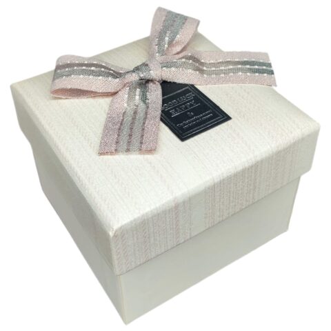 Коробка подарочная, 11*11*8.5см, кремовый